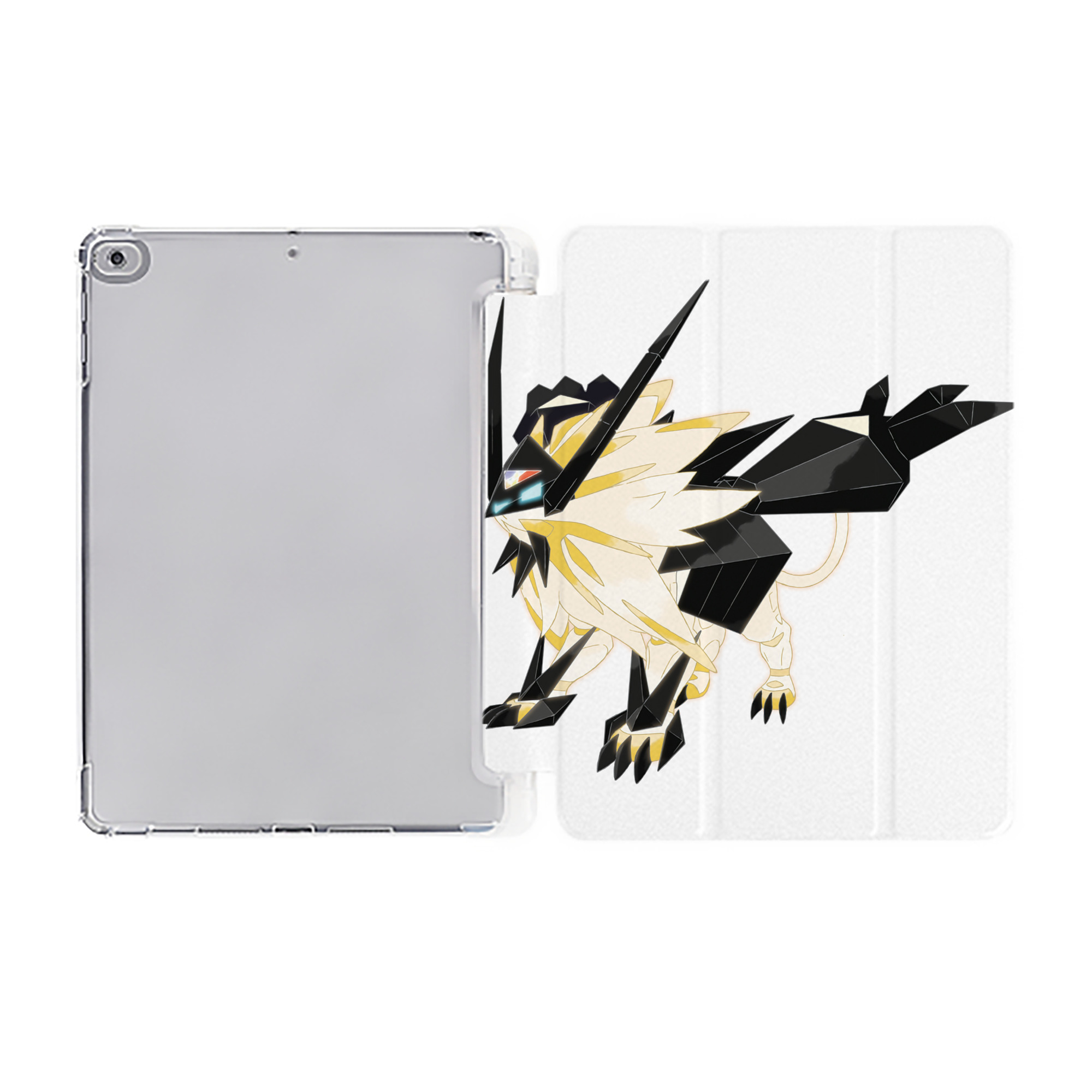 （画像用） ポケットモンスター Pokémon IPad ケース ペン収納付き 三つ折りスタンド PUレザー×シリコン 対応機種9.5/10.5/10.9インチ